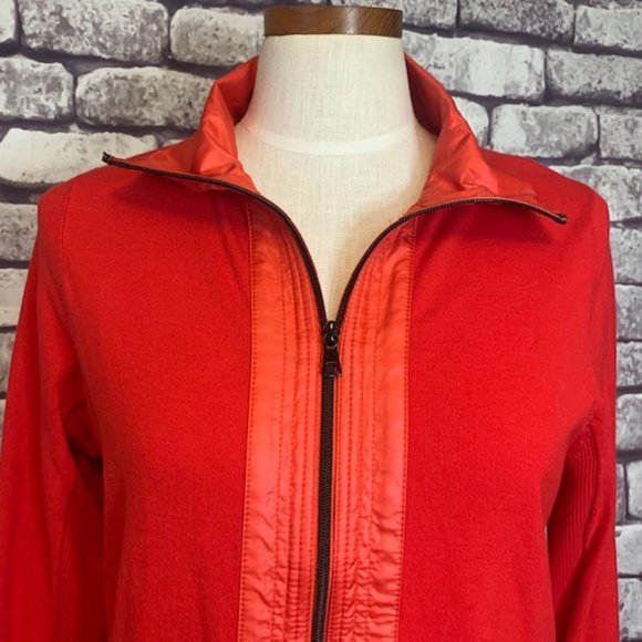 Chico's Zenergy Red Long Sleeve Jacket Size Medium - Picture 2 of 12